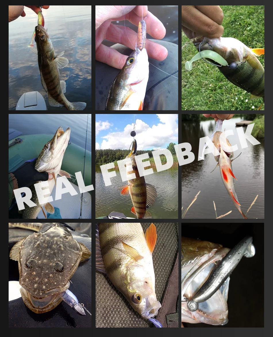 MEREDITH Easy Shiner Soft Fishing Lures – 50-100mm