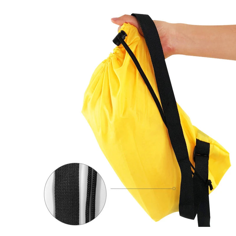 Trend Outdoor Products Fast Infaltable Air Sofa Bed Good Quality Sleeping Bag Inflatable Air Bag Lazy bag Beach Sofa 240*70cm