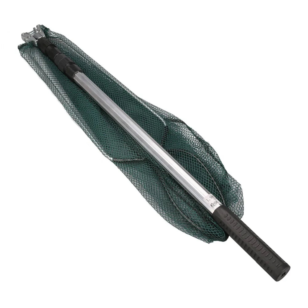 Telescopic Folding Landing Net – Extendable Fly & Carp Fishing Net