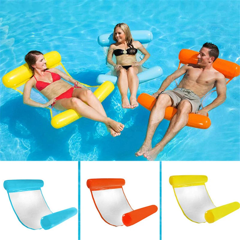 PVC Inflatable Water Hammock – Floating Pool & Beach Chair