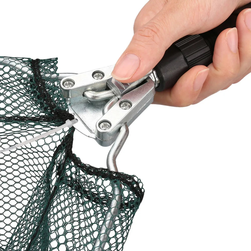 Telescopic Folding Landing Net – Extendable Fly & Carp Fishing Net