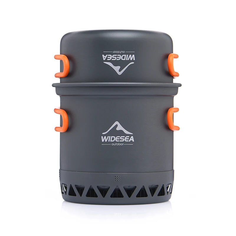 Widesea Camping Cookware Set – 1.3L/2.3L Pot & Kettle Outdoor Cooking Kit