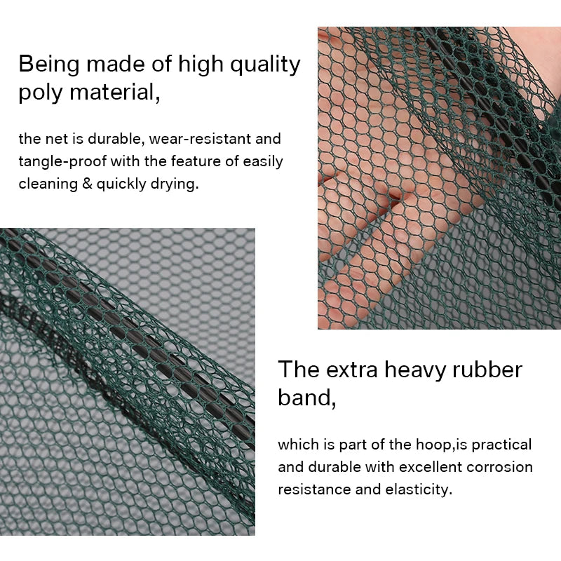 Telescopic Folding Landing Net – Extendable Fly & Carp Fishing Net