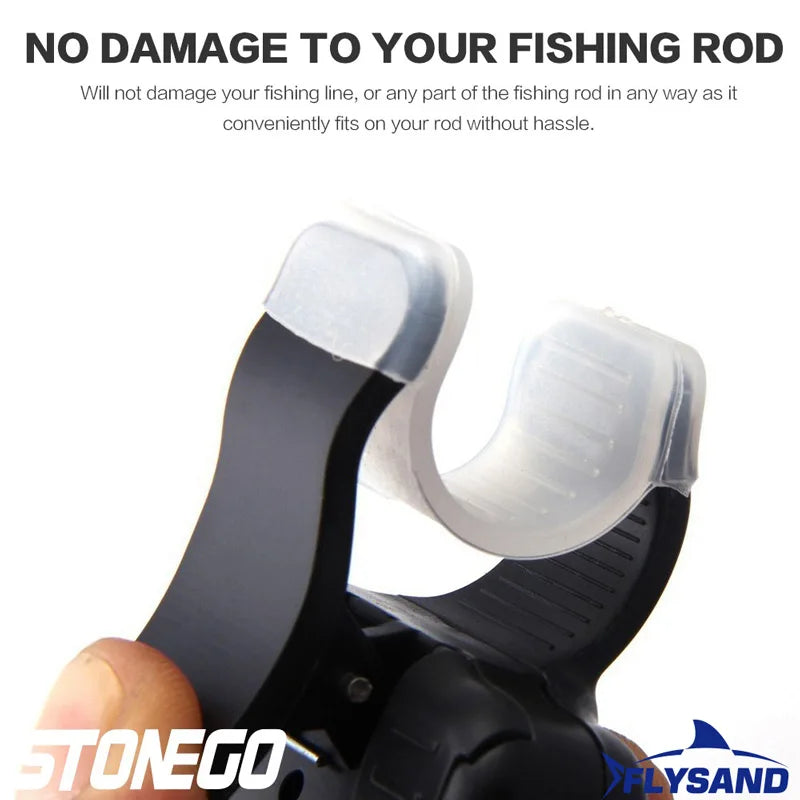 FLYSAND Electronic Fishing Bite Alarm – Rod-Mounted Buzzer with Siren & LED Indicator