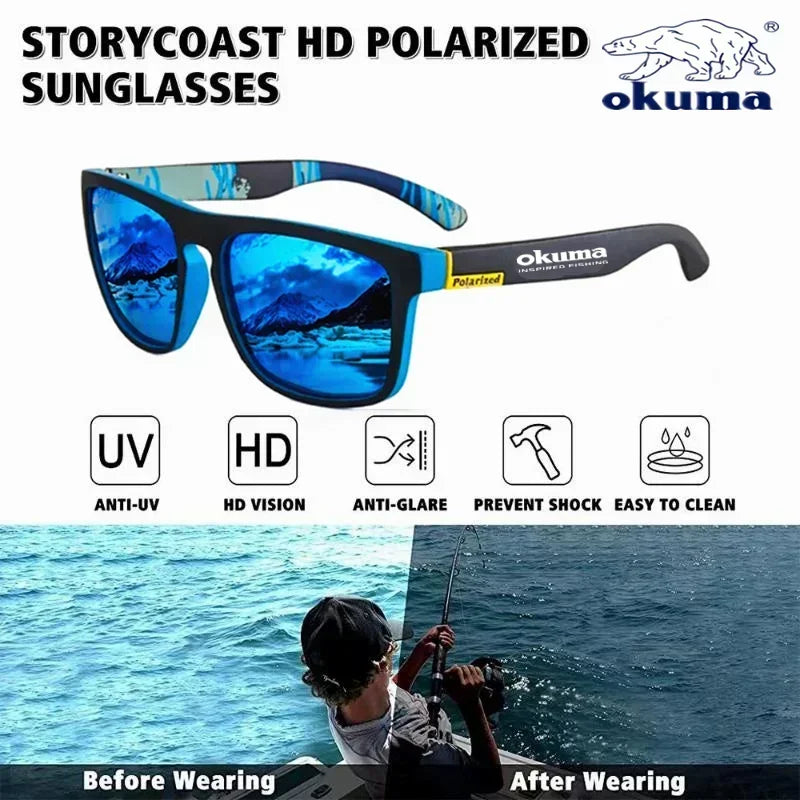 Okuma Polarized Sunglasses UV400 – Unisex Outdoor Sunglasses for Hunting, Fishing & Sports