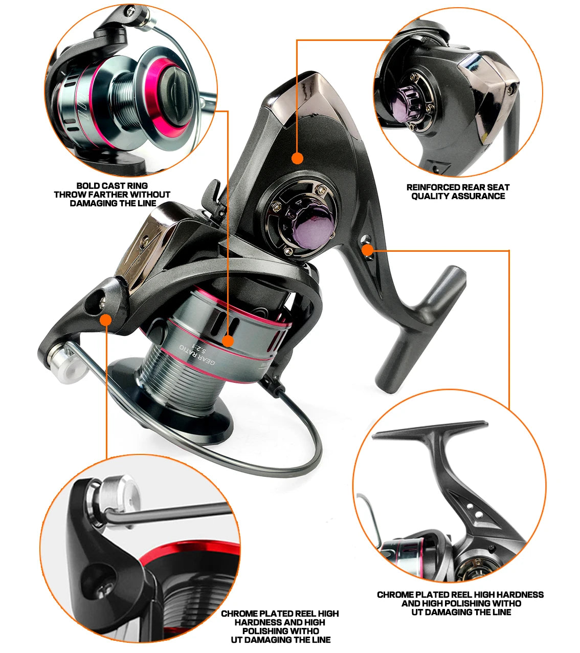 Carbon Fiber Telescopic Fishing Rod & Reel Combo – 1.8–3.6m Spinning Kit