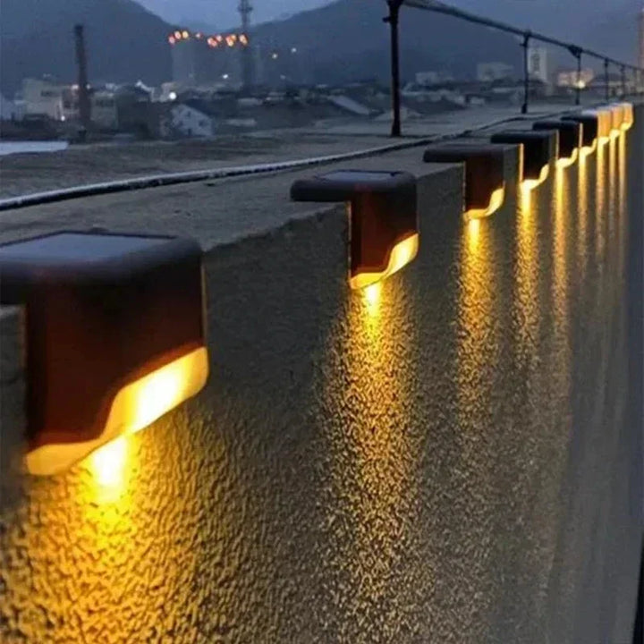 Solar LED Outdoor Lights – Waterproof Garden, Deck & Step Lamps (1/4/8/12PCS)