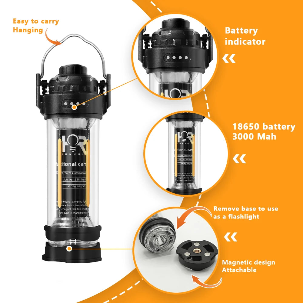 DOTWISE 3000mAh Portable Camping Lantern