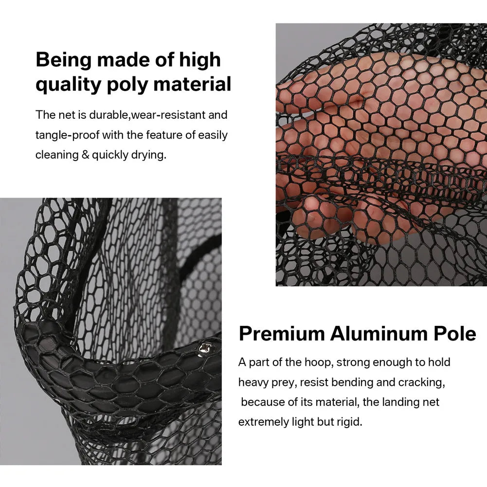 Telescopic Folding Landing Net – Extendable Fly & Carp Fishing Net