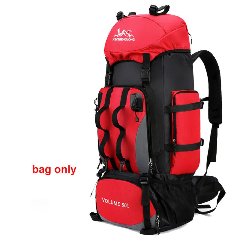 90L Waterproof Hiking Backpack – Large Capacity Trekking & Camping Rucksack
