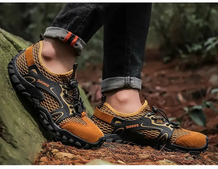Outdoor  Anti-slip Wear-resistant Shoes for Men Hiking Jogging