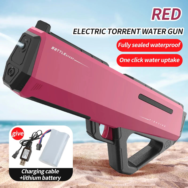 Electric High-Pressure Water Gun – Kids Summer Outdoor Toy