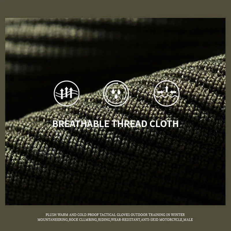 Men’s Full-Finger Tactical Gloves – Breathable, Wear-Resistant, Anti-Slip