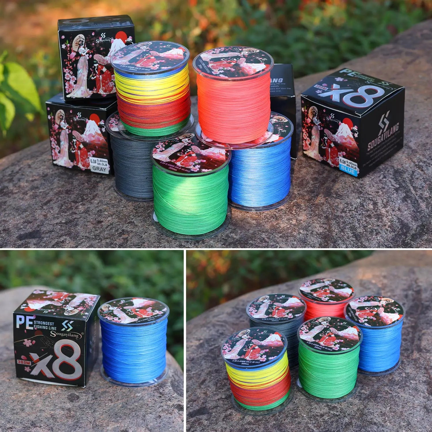 Multifilament Japan Fishing Lines X8 Fishing Line Braided Wire Bass Carp Fishing    2/2