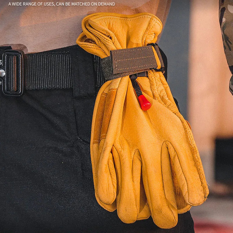 Multi-Purpose Nylon Glove & Gear Hook – Safety Clip for Outdoor Use