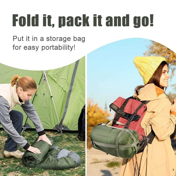 Ultralight Waterproof 4-Season Camping Sleeping Bag – Warm Backpacking Gear