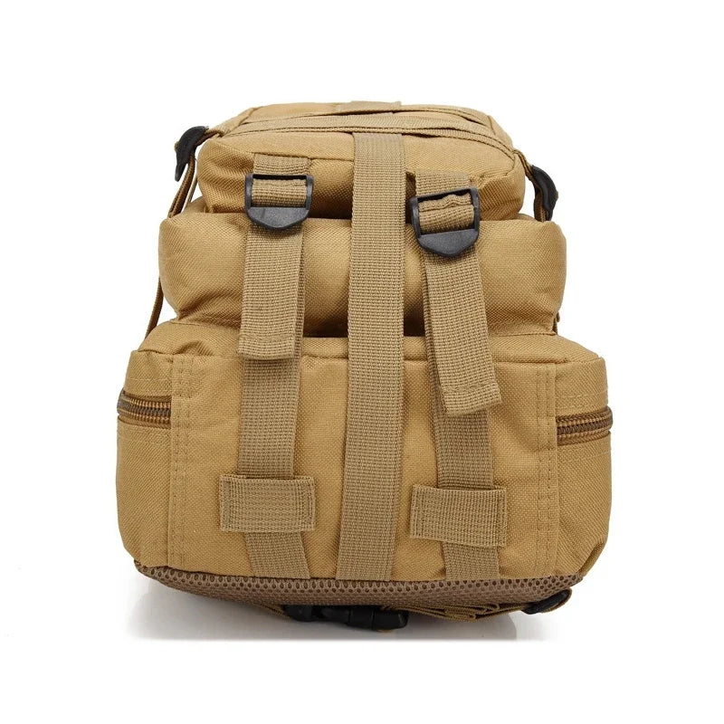 Fishing Tactical Backpack – Camouflage 3-Pocket Outdoor Travel & Hiking Bag