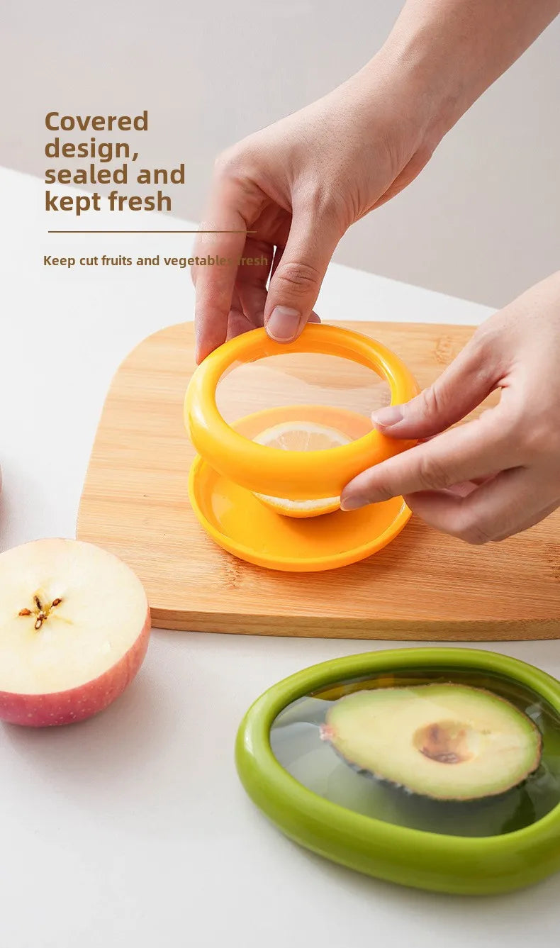 Silicone Food Storage Box – Stackable Leak-Proof Fruit & Vegetable Keeper