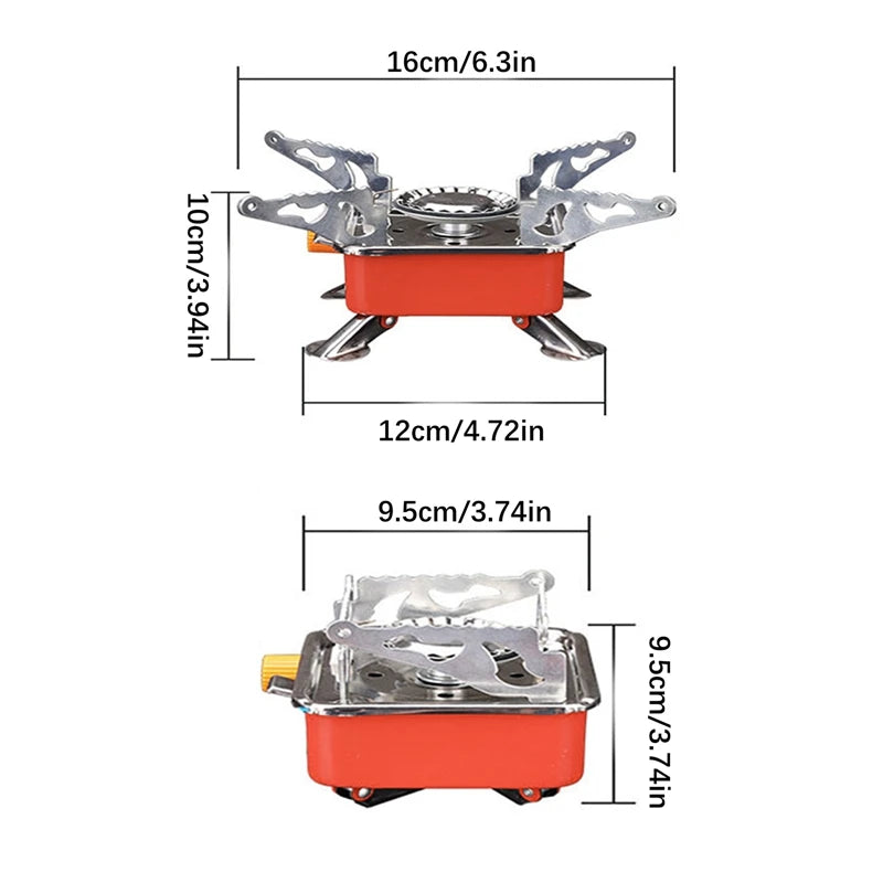 Mini Portable Folding Gas Stove – Ultra-Light Camping & Hiking Cookware