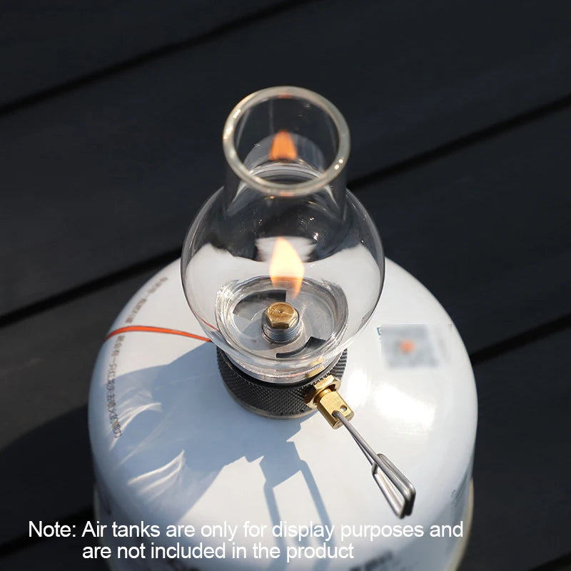 Portable Camping Gas Candle Lamp – Butane Outdoor Light