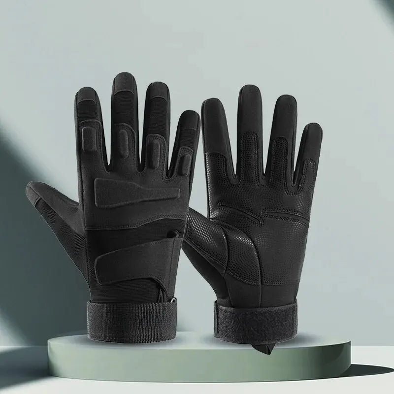 Men’s Full-Finger Tactical Gloves – Breathable, Wear-Resistant, Anti-Slip