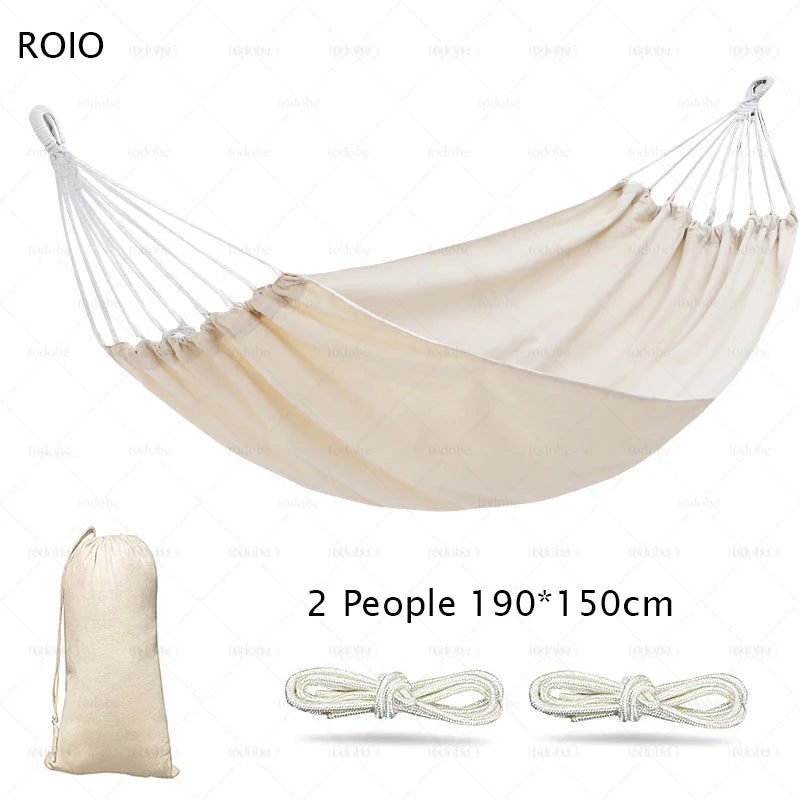1-2 Person Portable Camping Hammock – Travel, Beach & Outdoor Hanging Bed