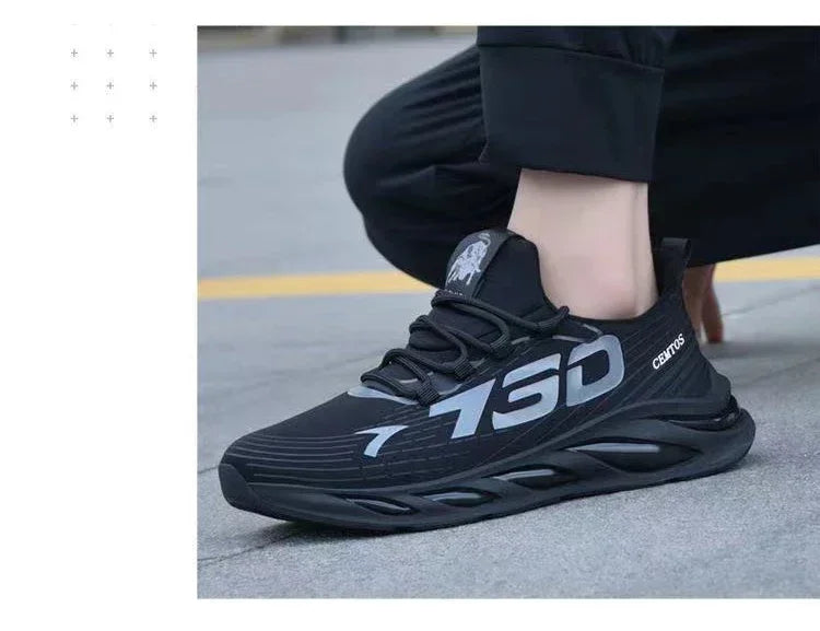 2025 Men’s Casual Sneakers – Slip-On Breathable Running & Walking Shoes