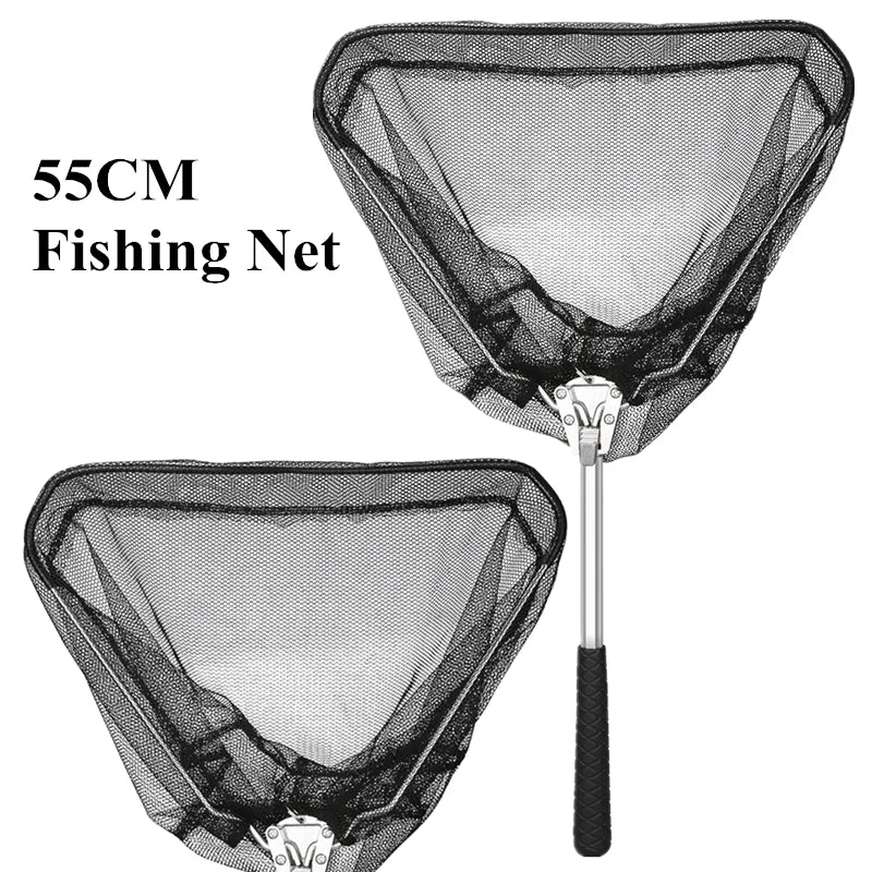 Telescopic Folding Landing Net – Extendable Fly & Carp Fishing Net