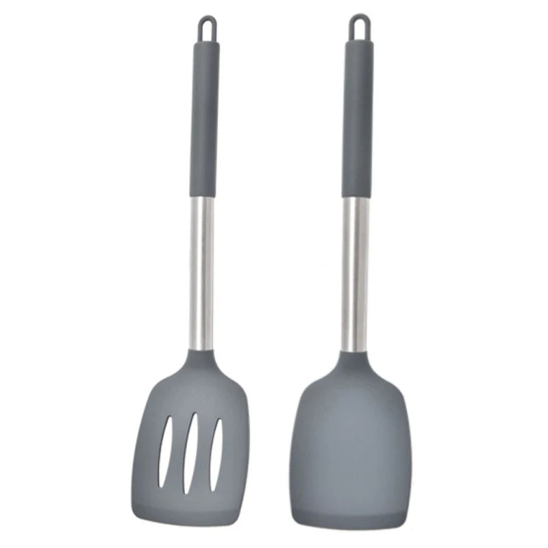2-Piece Silicone Spatula Set – Heat-Resistant Nonstick Kitchen Cooking Tools