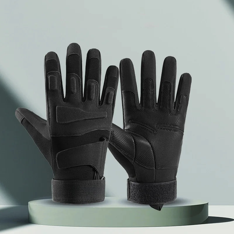 Men’s Full-Finger Tactical Gloves – Breathable, Wear-Resistant, Anti-Slip