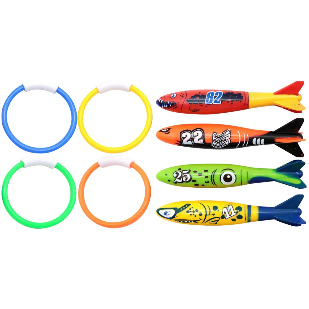 Kids Underwater Diving Game Toy Set – Pool Throwing & Water Sports Toys