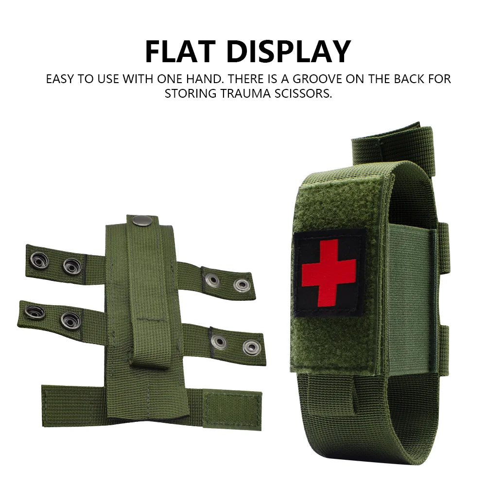Outdoor Tourniquet & Scissors Pouch – Portable Hanging Accessory Bag
