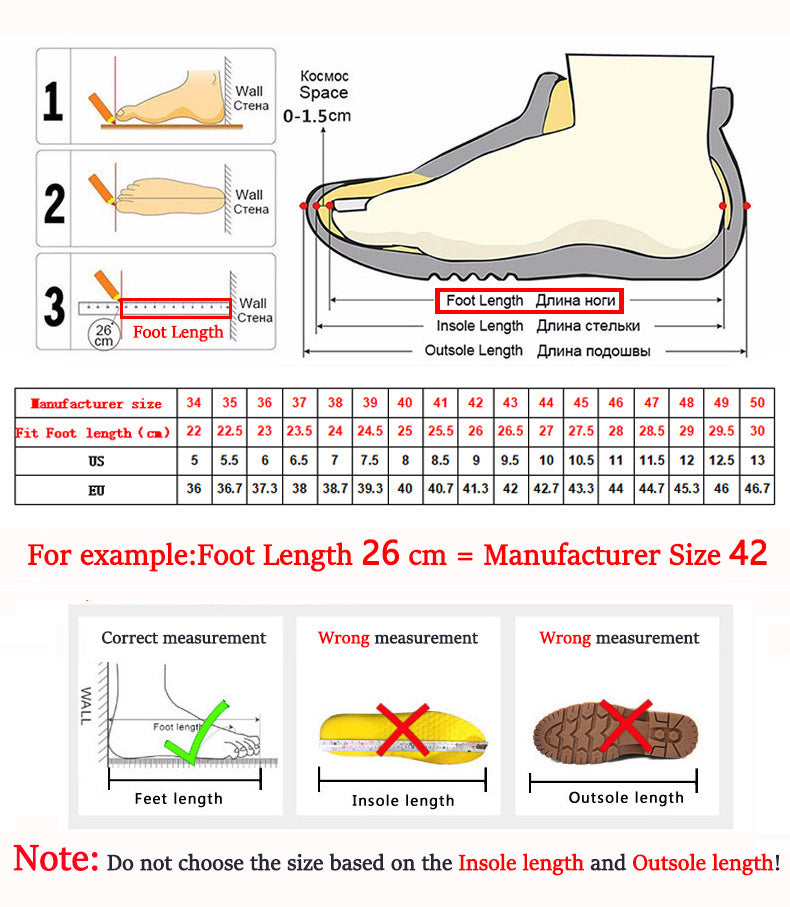 Outdoor  Anti-slip Wear-resistant Shoes for Men Hiking Jogging