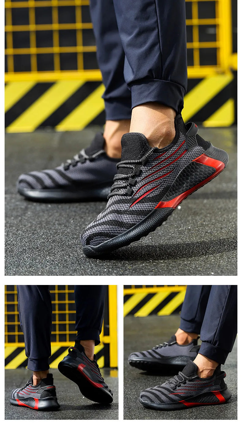 Men’s Safety Work Shoes – Lightweight, Anti-Puncture, Indestructible Boots