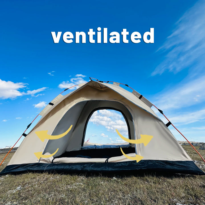 Outdoor Automatic Quick-opening Tent Rainproof Sunshine-proof 4 person tents
