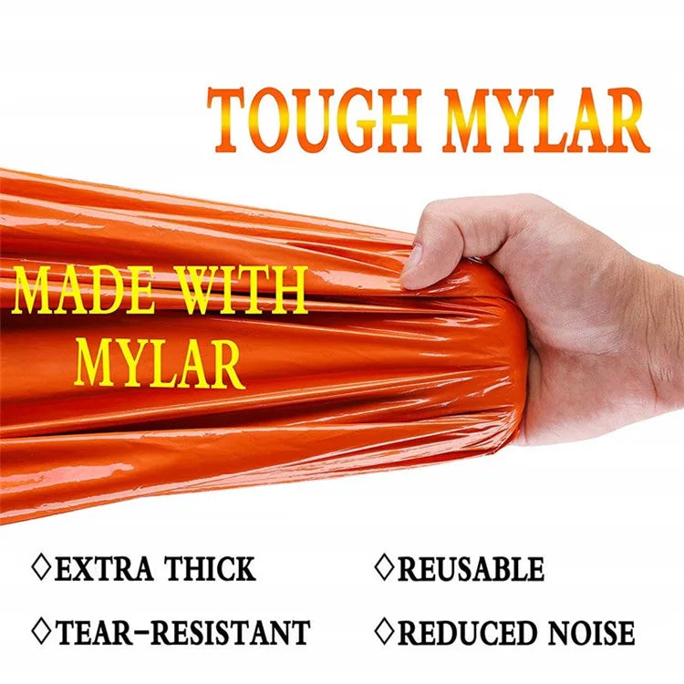 Portable Waterproof Emergency Sleeping Bag – Mylar Thermal Survival Sack