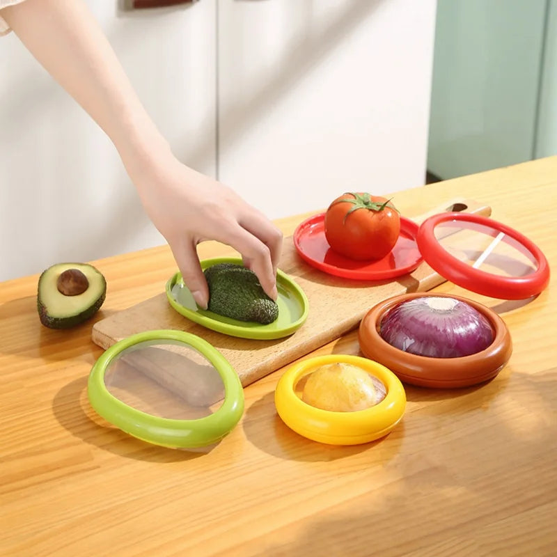 Silicone Food Storage Box – Stackable Leak-Proof Fruit & Vegetable Keeper