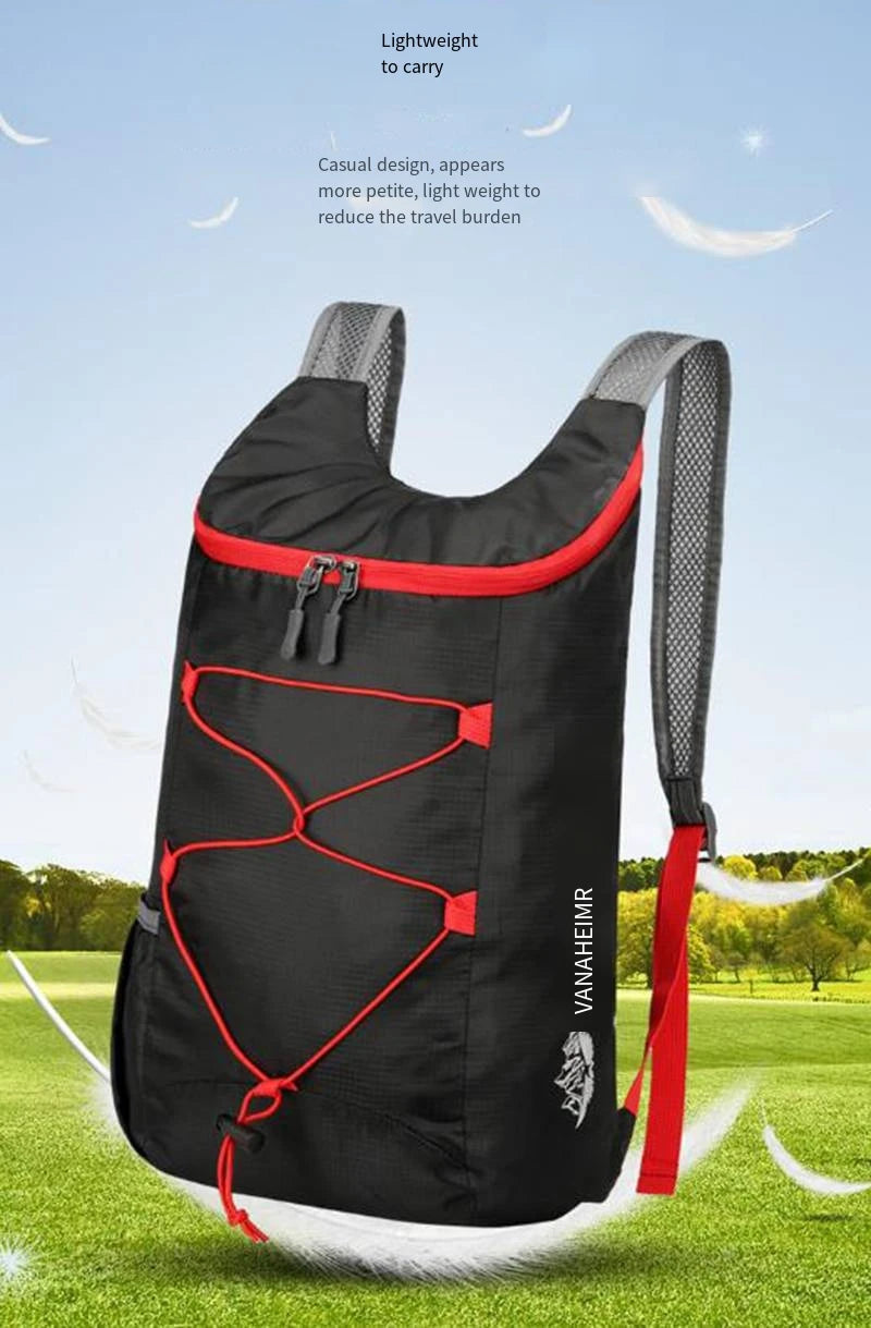 Multifunctional Folding Backpack – Lightweight Waterproof Nylon Sports Bag