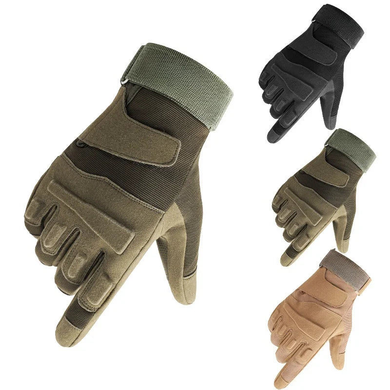 Men’s Full-Finger Tactical Gloves – Breathable, Wear-Resistant, Anti-Slip