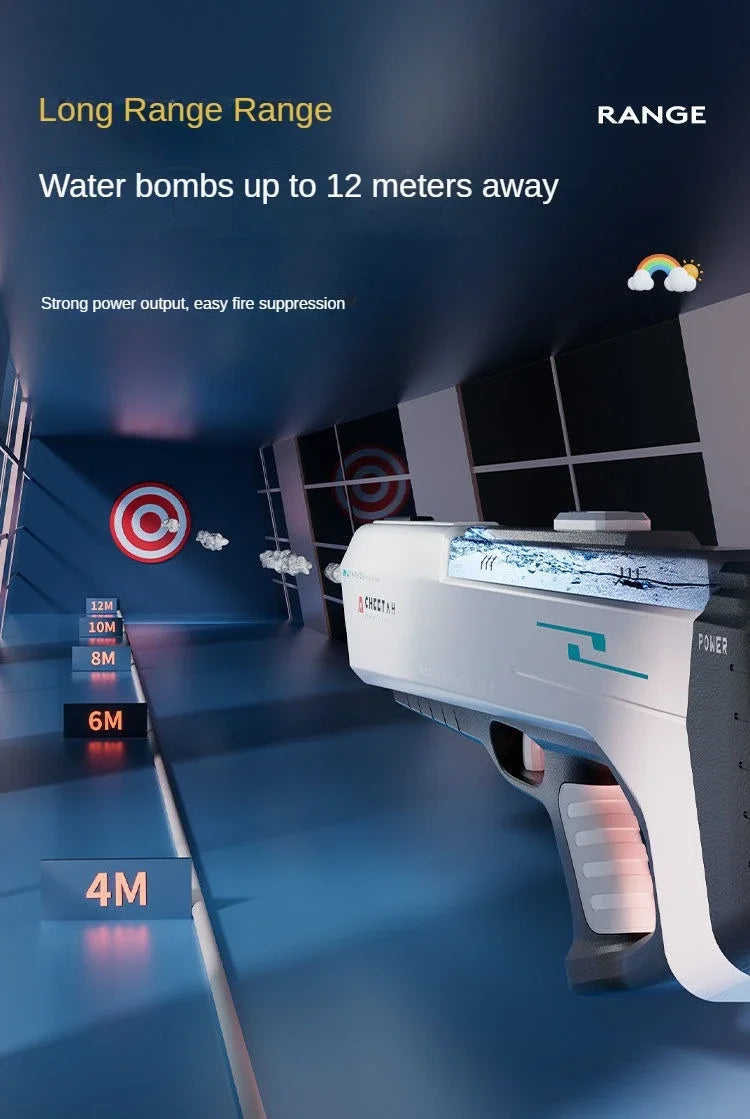 Electric High-Pressure Water Gun – Kids Summer Outdoor Toy