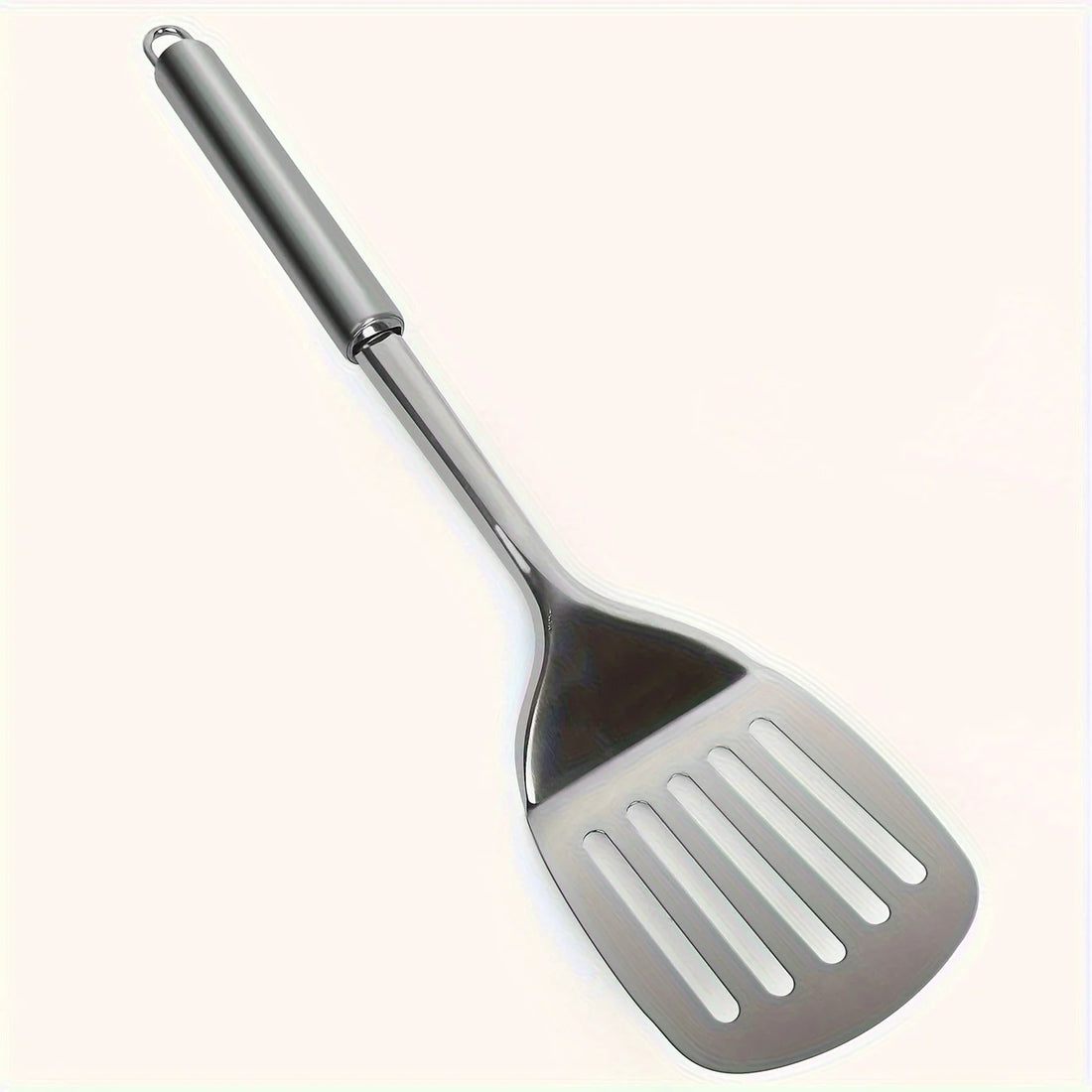Stainless Steel Slotted Turner – Kitchen Cooking Spatula for Steak, Burger & Sauté