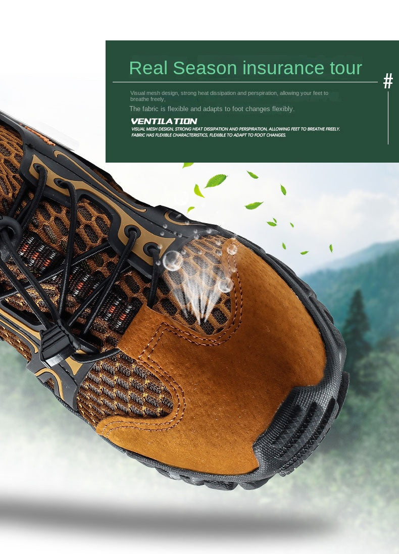 Outdoor  Anti-slip Wear-resistant Shoes for Men Hiking Jogging