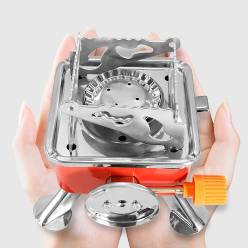 Mini Portable Folding Gas Stove – Ultra-Light Camping & Hiking Cookware