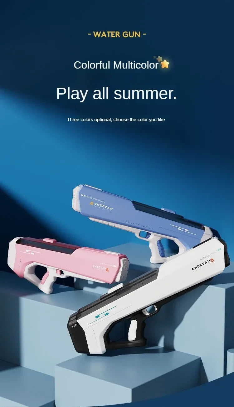 Electric High-Pressure Water Gun – Kids Summer Outdoor Toy