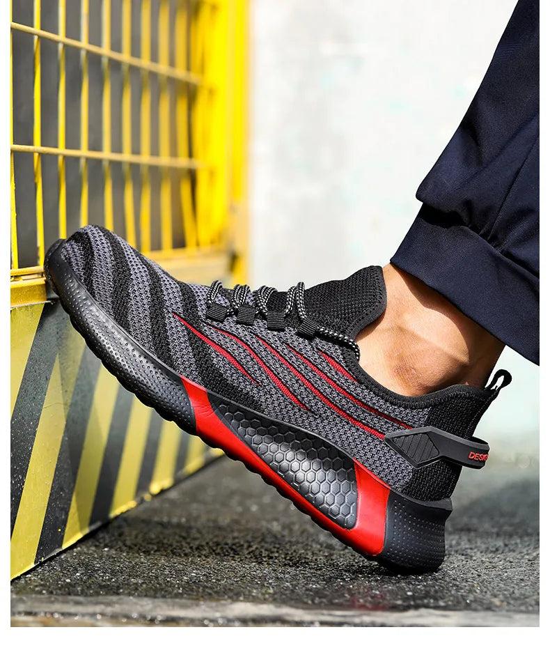 Men’s Safety Work Shoes – Lightweight, Anti-Puncture, Indestructible Boots
