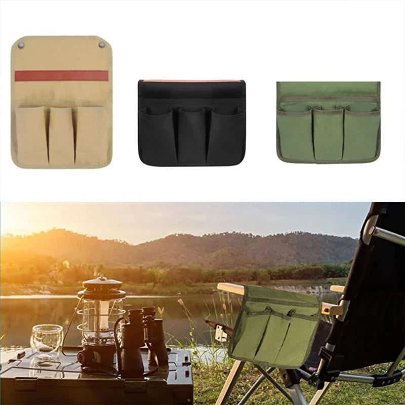Outdoor Camping Chair Side Storage Bag