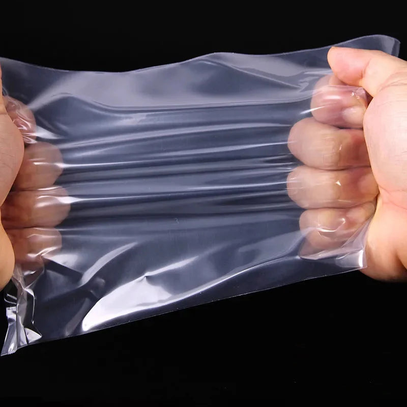 Transparent Zip Bags – 100/300PCS Reclosable Vacuum Storage Bags for Food & Jewelry