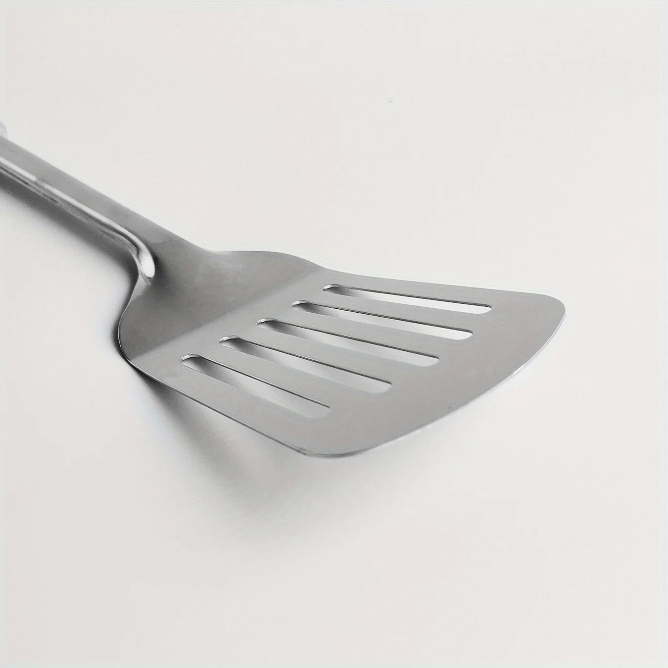 Stainless Steel Slotted Turner – Kitchen Cooking Spatula for Steak, Burger & Sauté