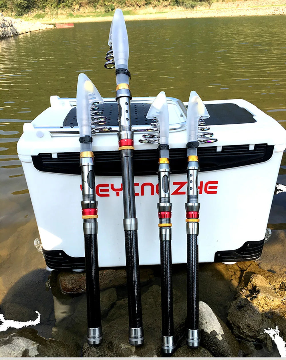 Carbon Fiber Telescopic Fishing Rod & Reel Combo – 1.8–3.6m Spinning Kit