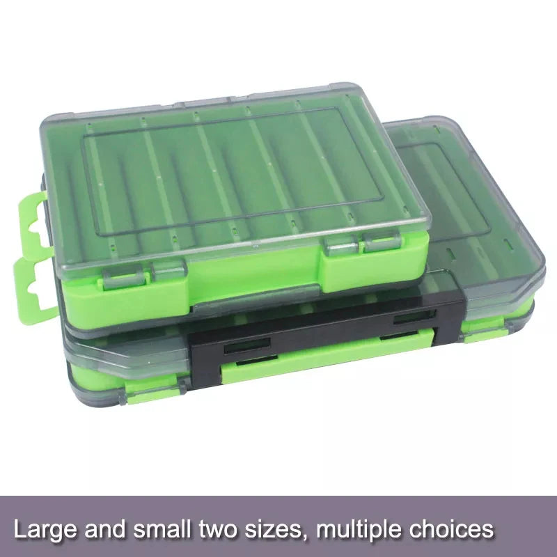 Shrimp & Squid Fishing Tackle Box – Double-Sided U-Shape Wooden/Plastic Case